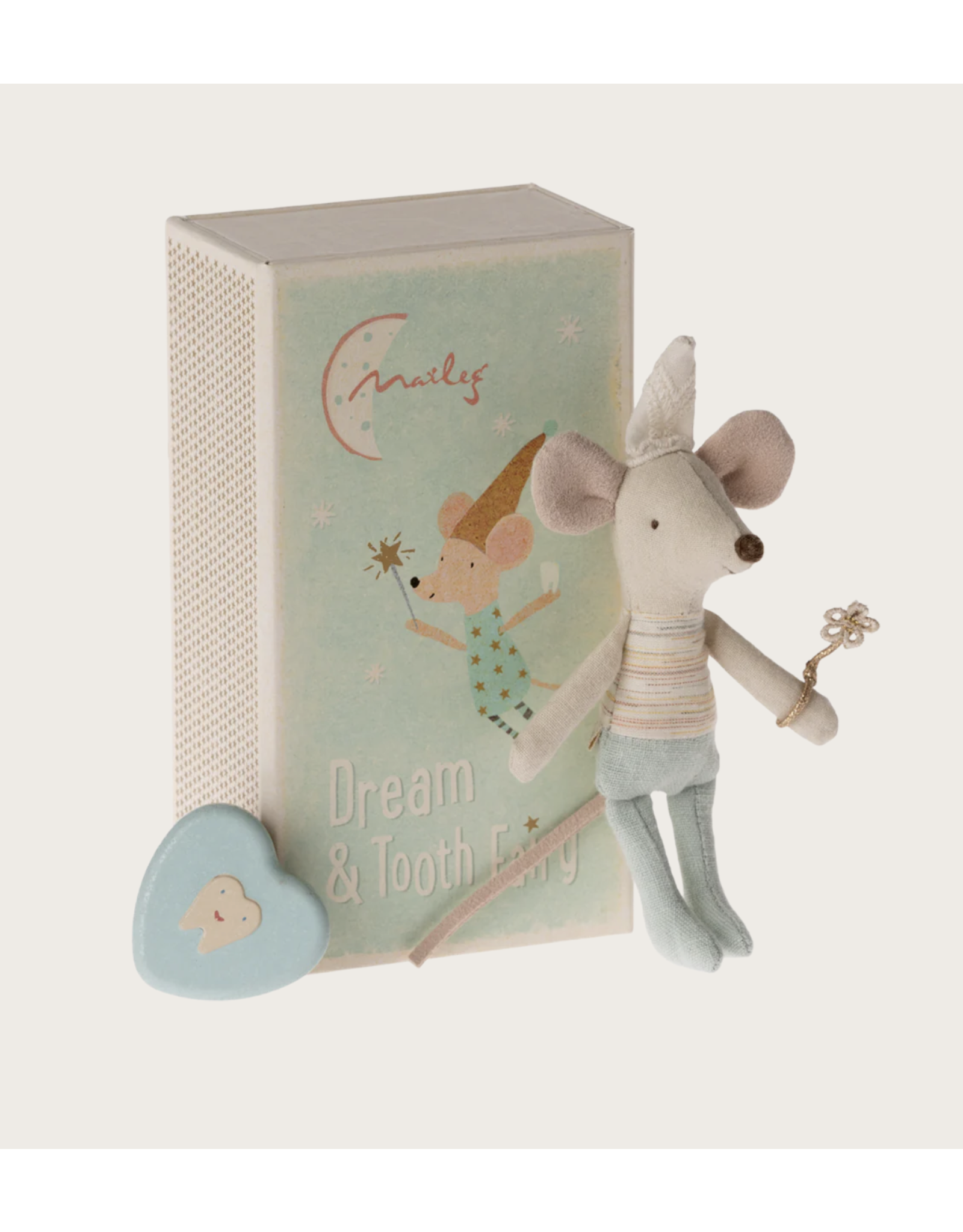 Maileg Tooth fairy mouse, Little brother in matchbox
