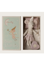 Maileg Tooth fairy mouse, Little sister in matchbox