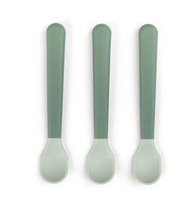 Done by Deer Foodie easy -grip baby spoon 3-pack green