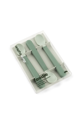 Done by Deer Foodie easy -grip baby spoon 3-pack green