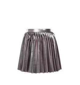 Little Looxs Little metallic pleated skirt Mink Brown