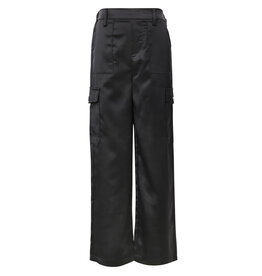 Looxs 10sixteen satin cargo pants black