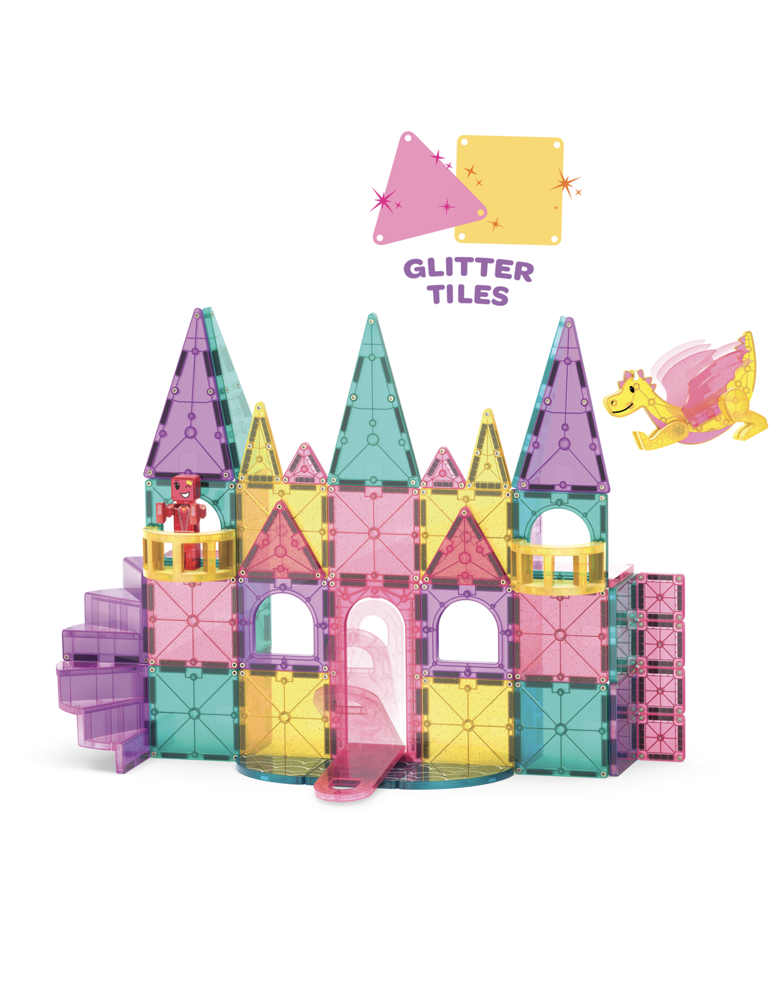 Magna-Tiles Magna Tiles Castle DLX  48 piece set