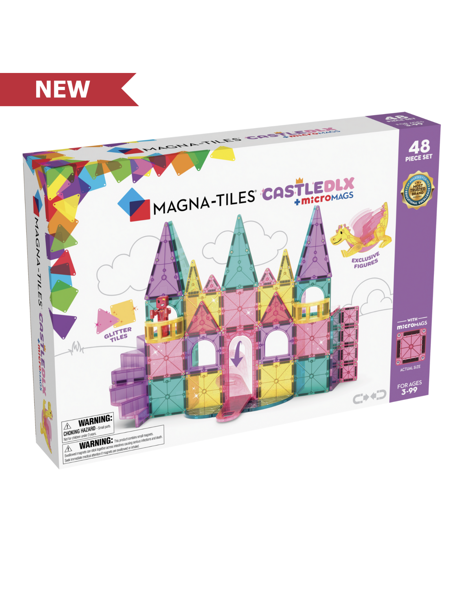 Magna-Tiles Magna Tiles Castle DLX  48 piece set