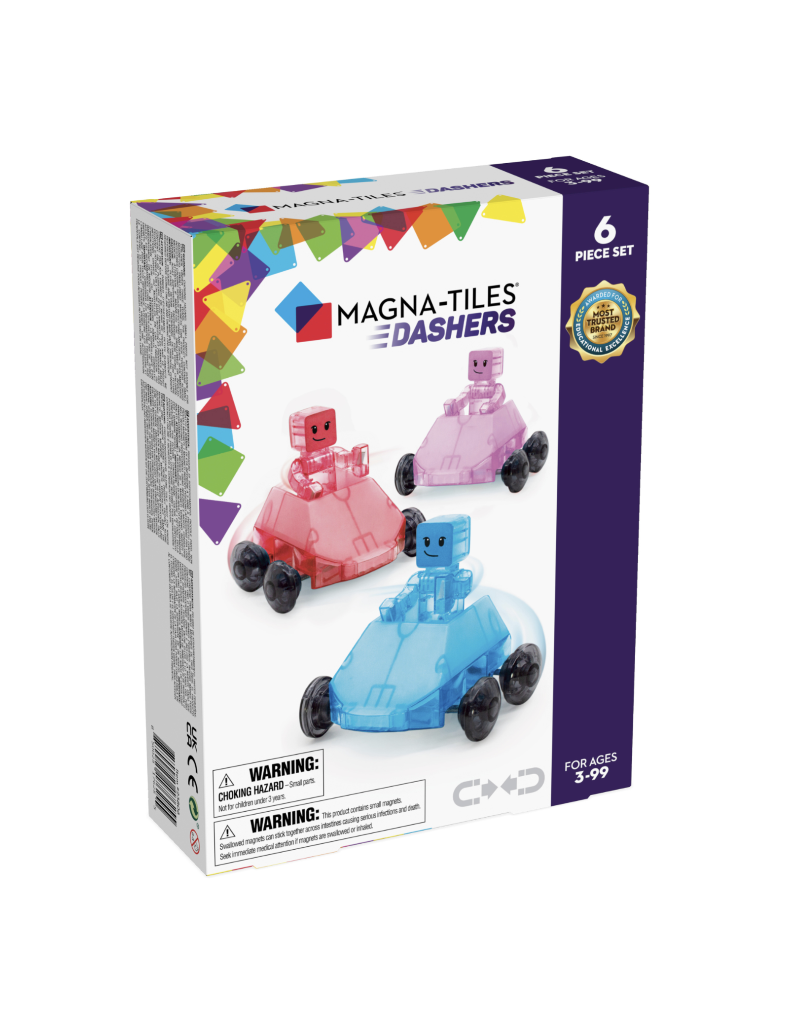 Magna-Tiles Magna Tiles 23806 Dashers 6 piece-set