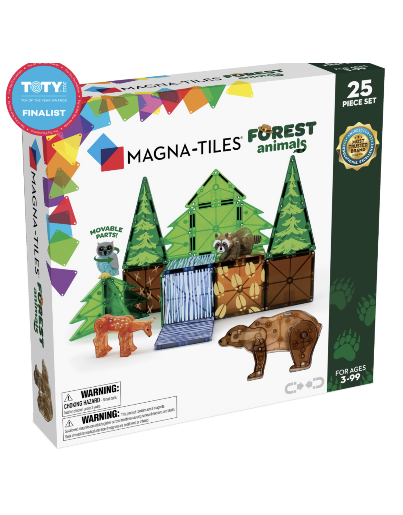 Magna-Tiles Magna Tiles Forest Animals 25 stuks