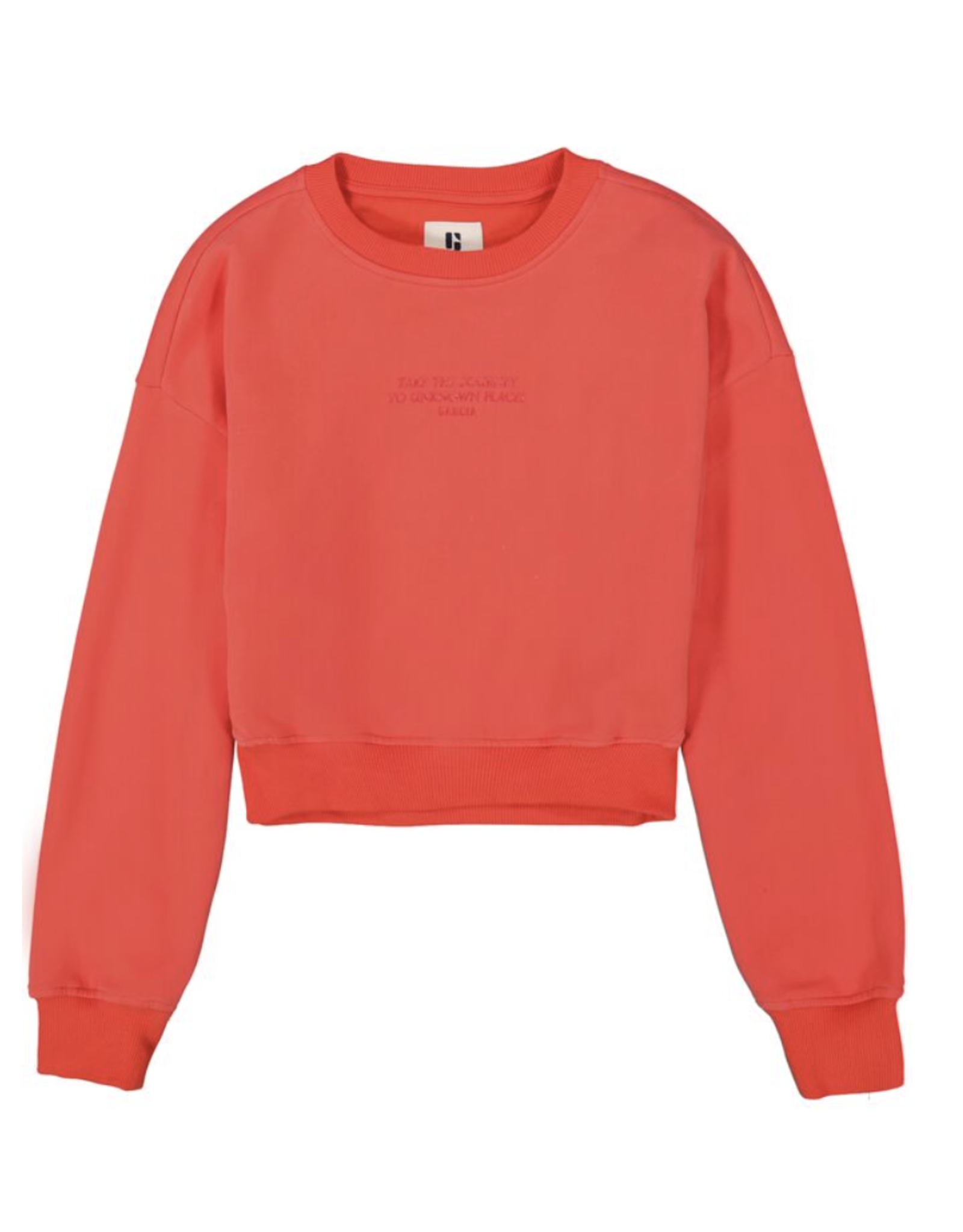 Garcia V42661_girls sweat red glaze