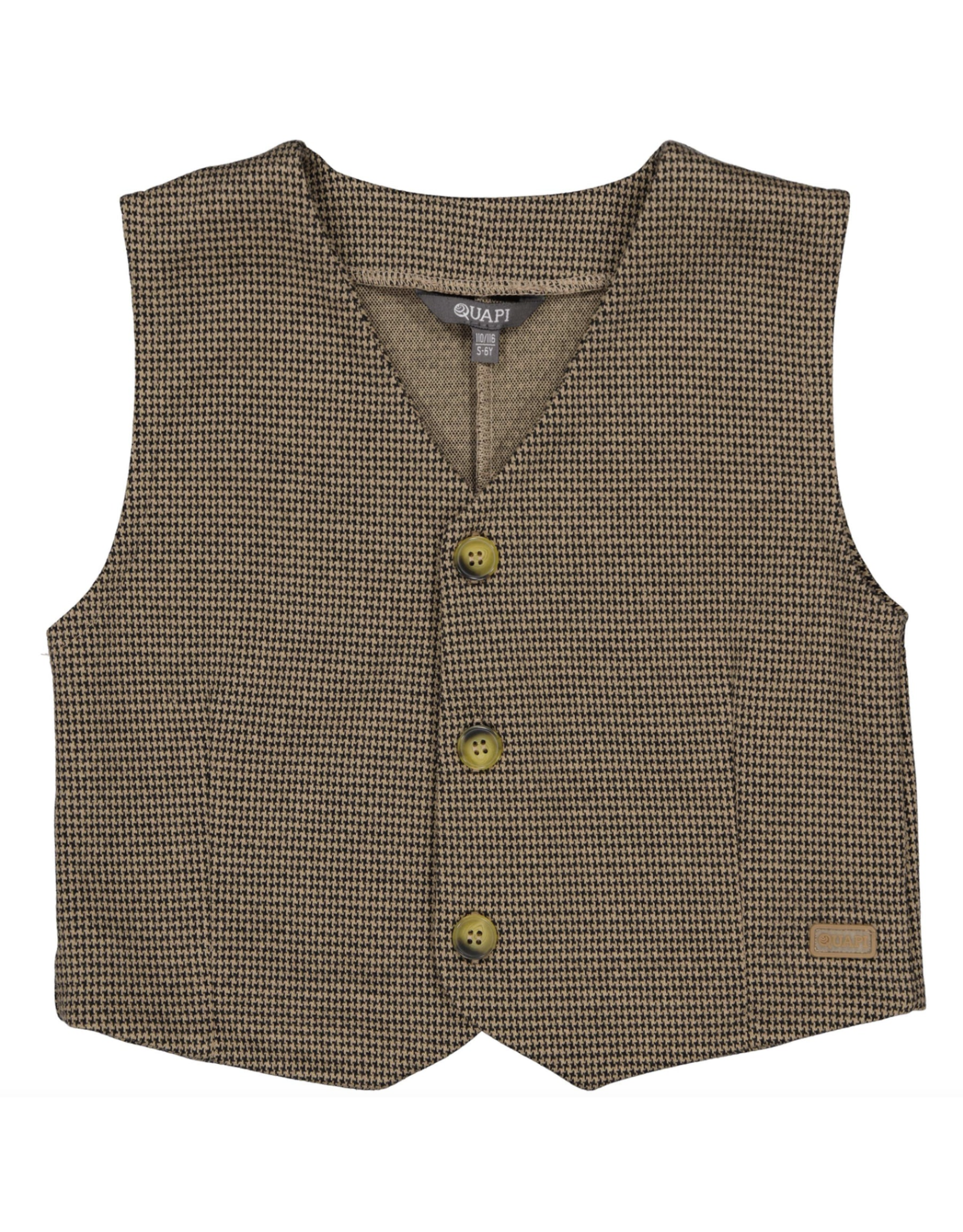 Quapi DANLEYQW244 aop sand check feestcollectie