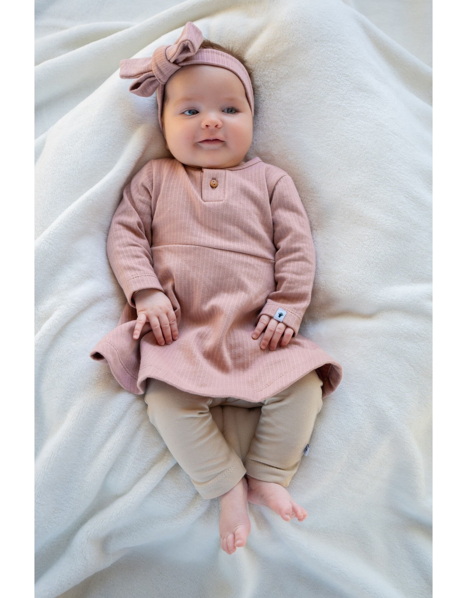 Klein Dress Rib Fawn NOS