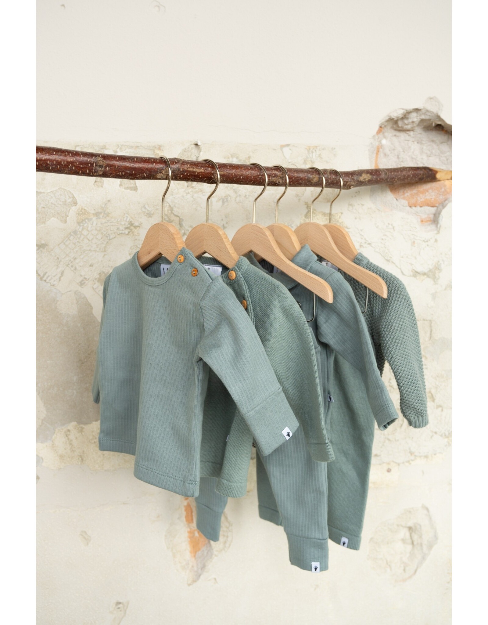Klein Shirt Rib Stone Green NOS