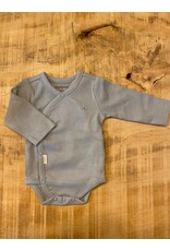Noppies Unisex Romper Narellan long sleeve Blue Fog NOS