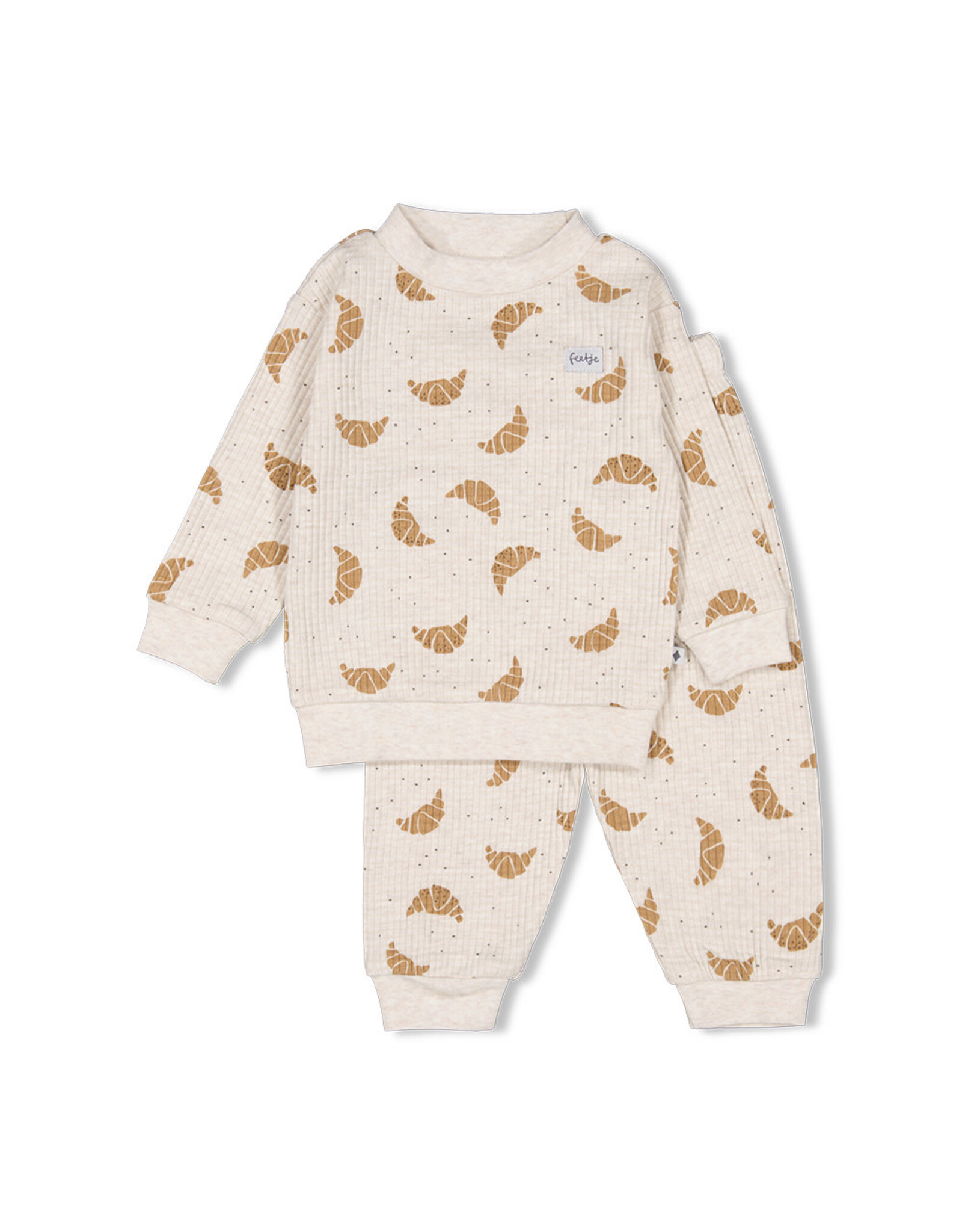 Feetje Pyjama wafel - Family Edition Champagne 2024