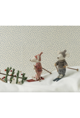 Maileg Winter mouse with ski set Big sister Rose