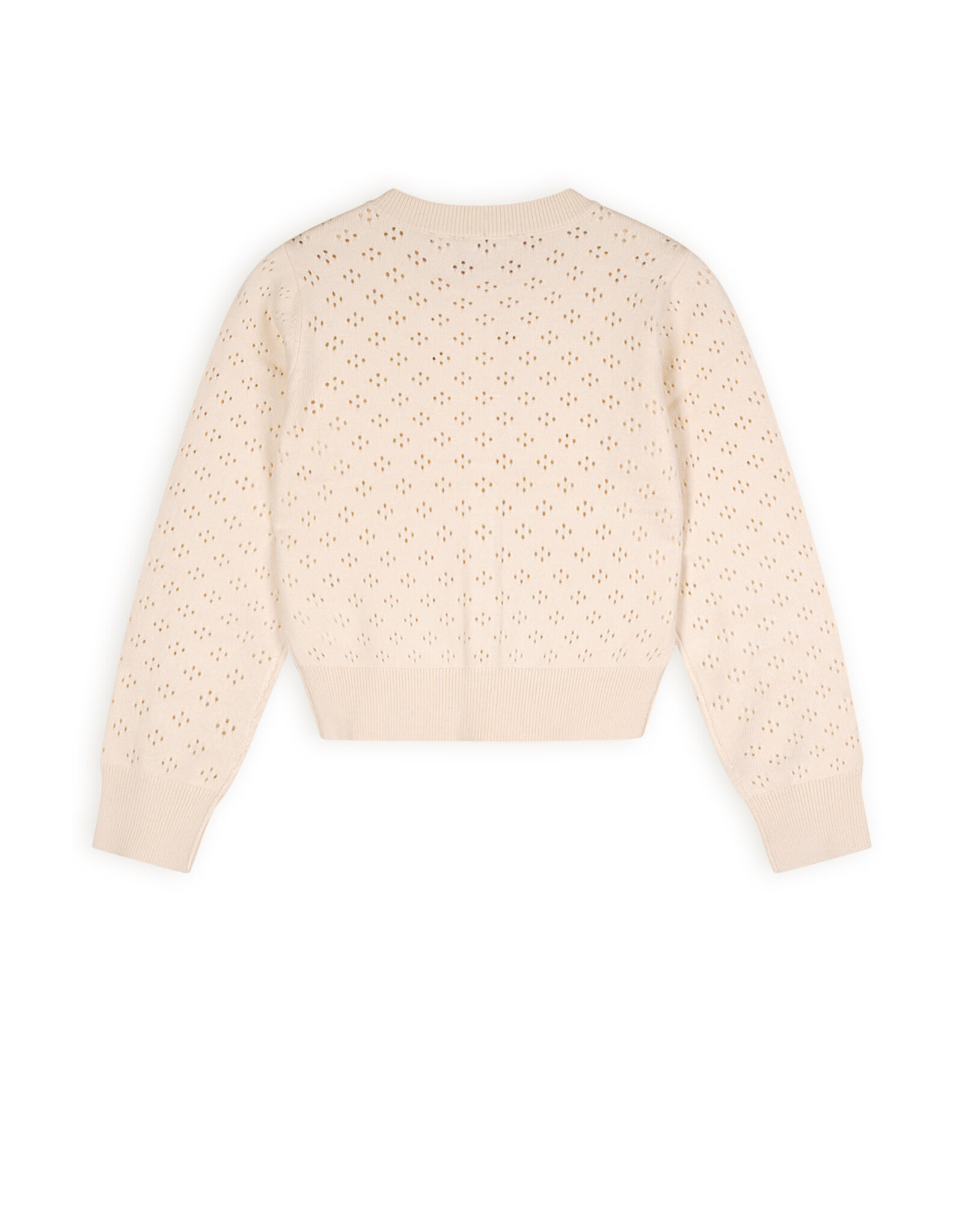 Nono Alia ajour knitted cardigan Pearled Ivory