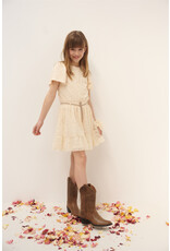 Nono Mireal Embroidered Mesh Pearled Ivory