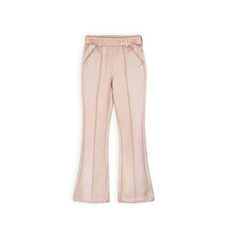 Nono Soy Suede foil printed flared pants Light Gold