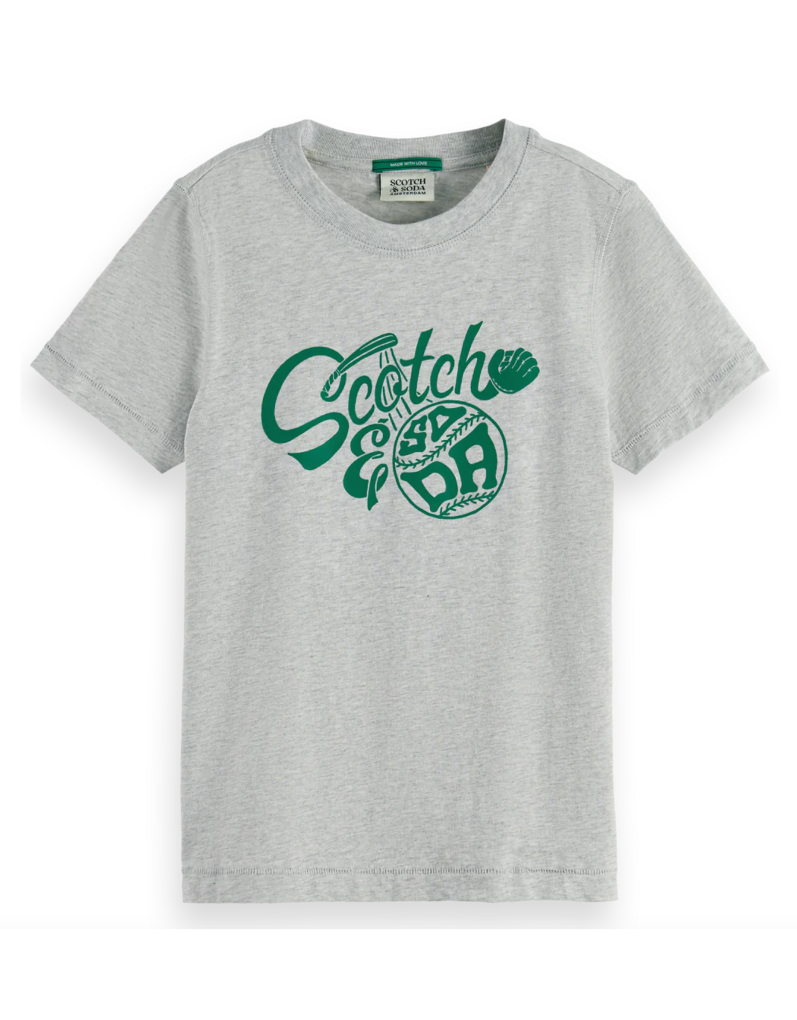 Scotch & Soda Regular-fit Scotch & Soda t-shirt MEDIUM GREY