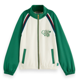 Scotch & Soda Tracksuit jacket LIGHT BEIGE