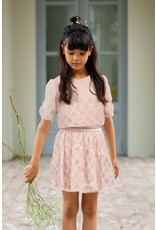 Like Flo Flo girls dress with fancy fabric + lining Blush