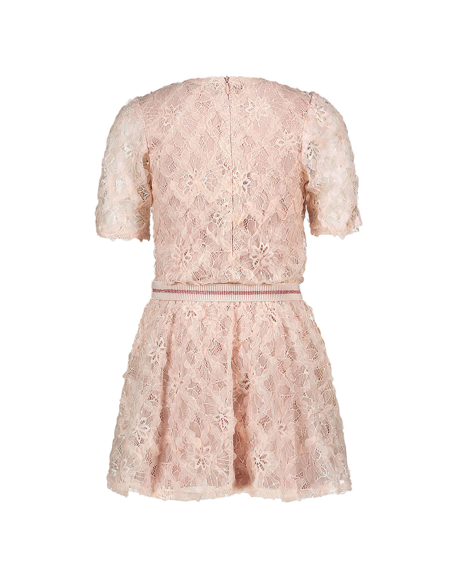 Like Flo Flo girls dress with fancy fabric + lining Blush