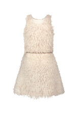 Like Flo Flo girls feather dress Off white Like Flo Flo girls feather dress Off white