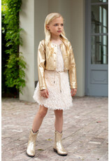 Like Flo Flo girls feather dress Off white Like Flo Flo girls feather dress Off white