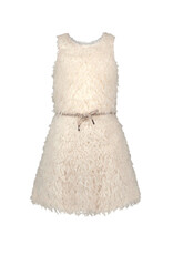 Like Flo Flo girls feather dress Off white Like Flo Flo girls feather dress Off white