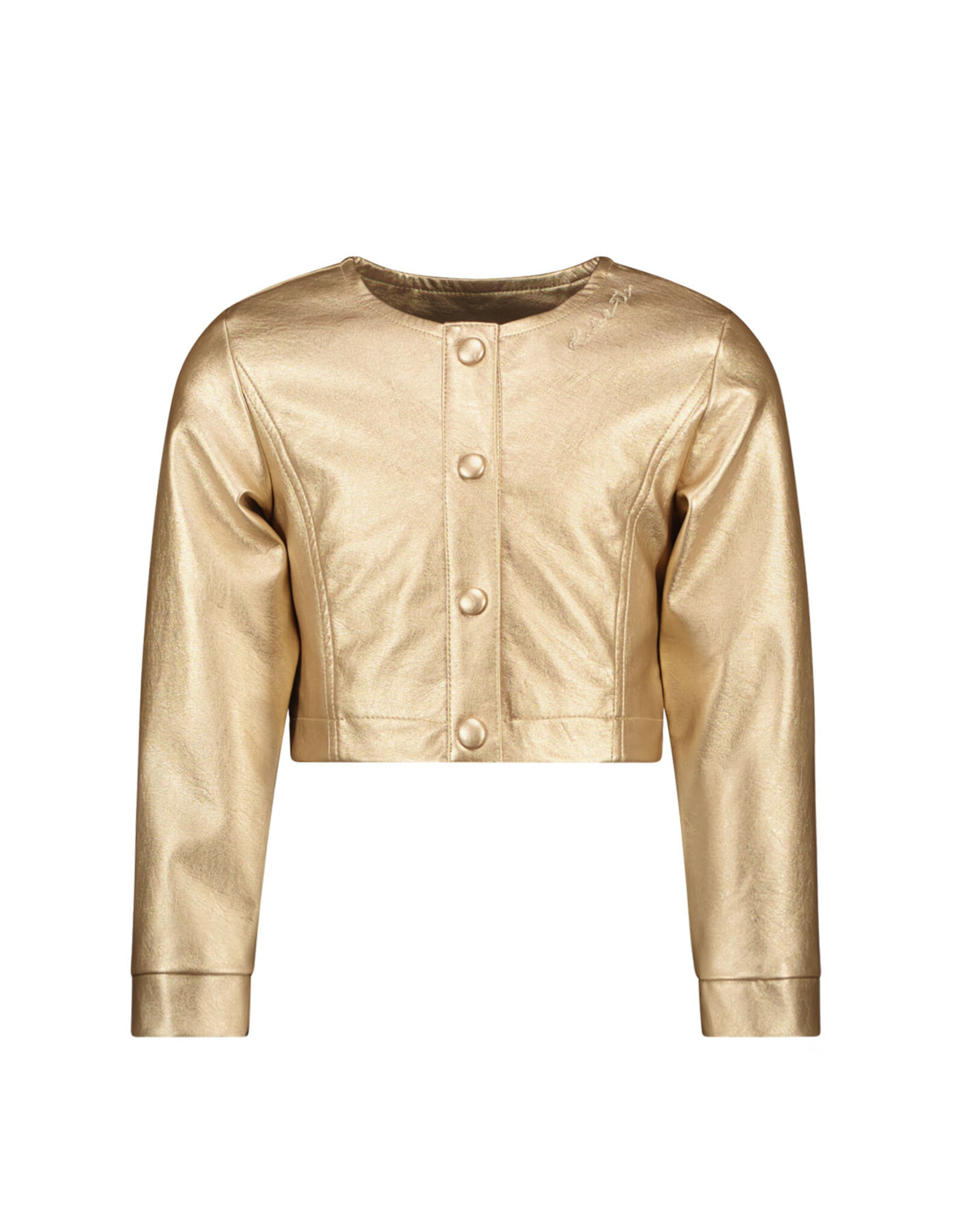 Like Flo Flo girls PU leather jacket Gold