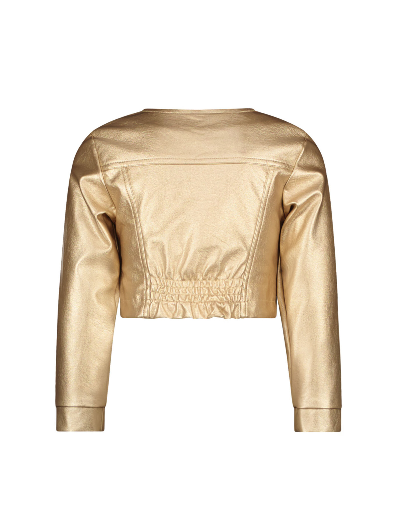 Like Flo Flo girls PU leather jacket Gold