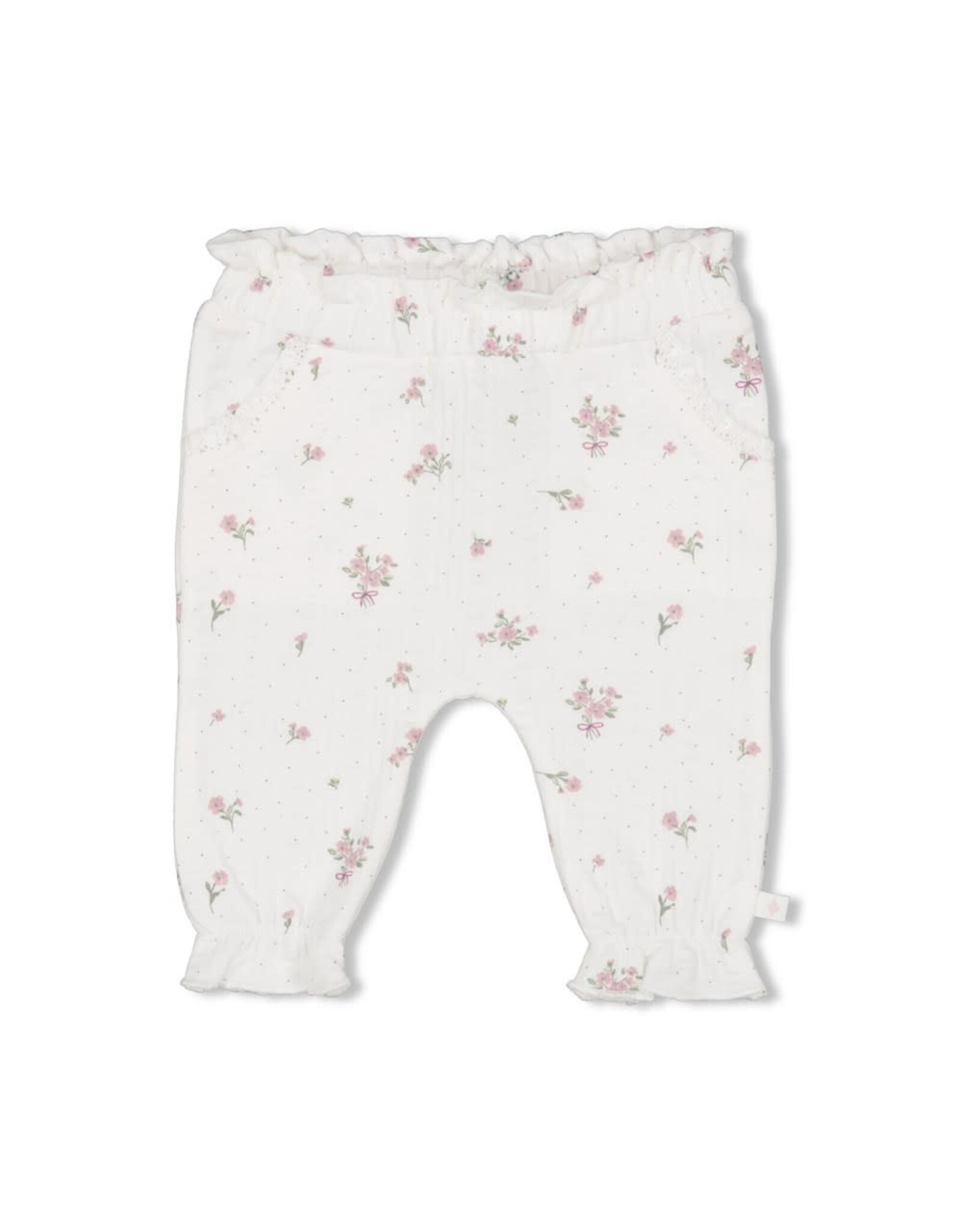 Feetje Broek AOP - Blossom Offwhite