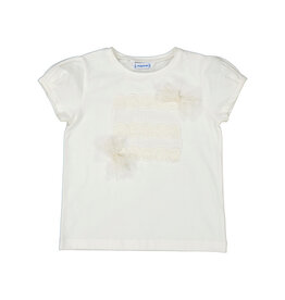 Mayoral S/s shirt  - Natural