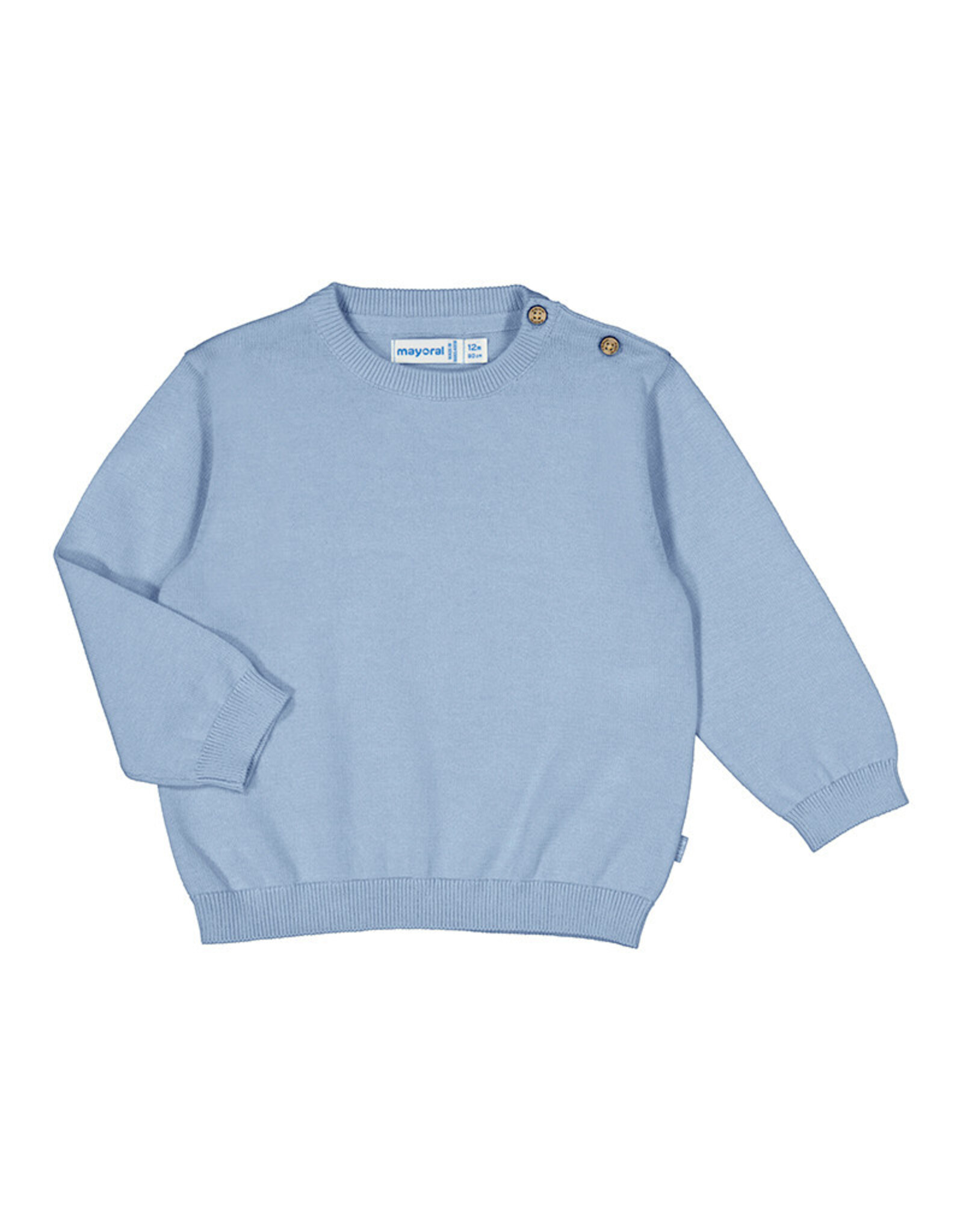 Mayoral Basic cotton jumper  light blue NOS