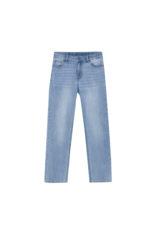 Indian Blue Jeans 2650 Wide Loose Used Jeans Light Denim Blue Z25
