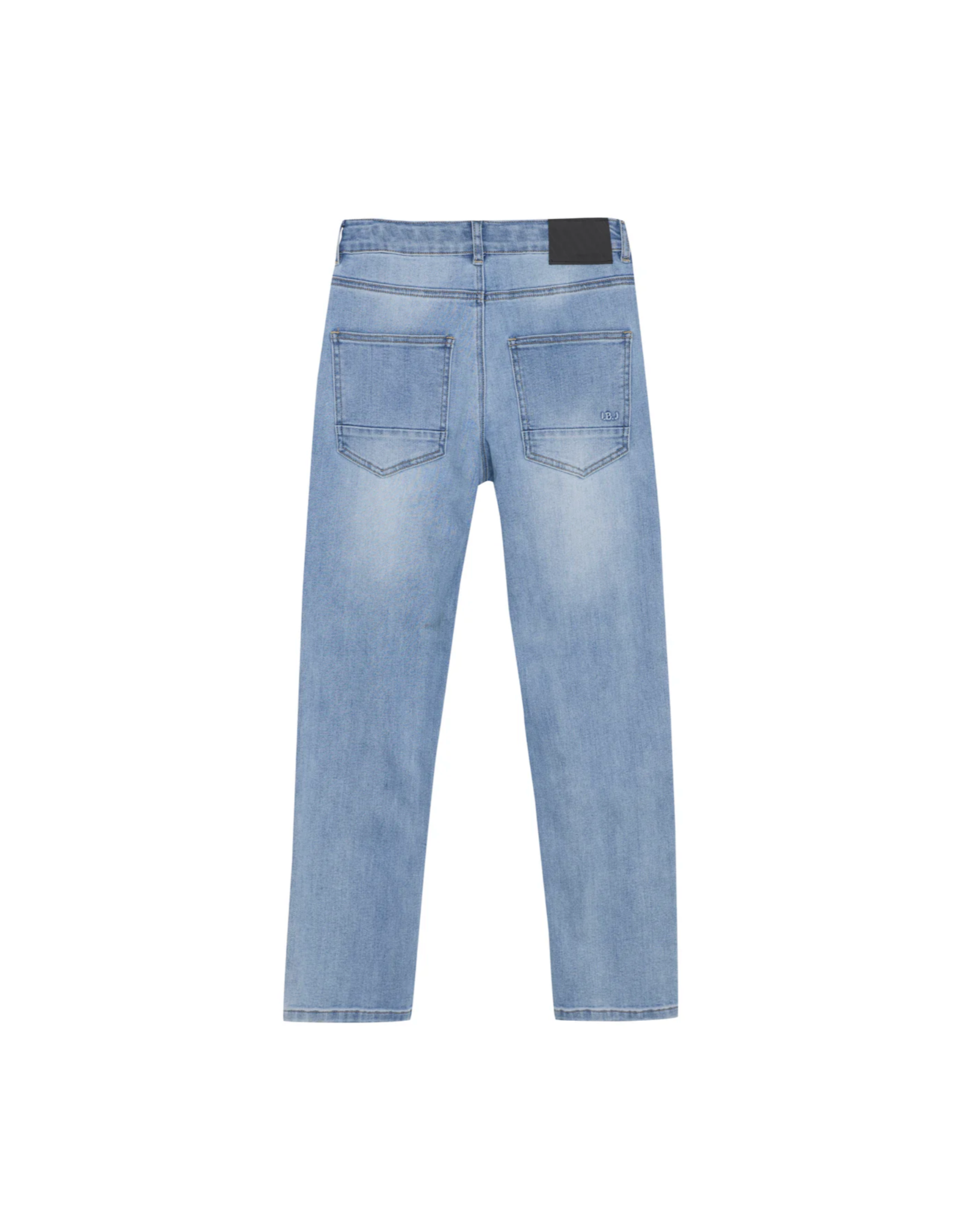 Indian Blue Jeans 2650 Wide Loose Used Jeans Light Denim Blue Z25