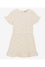 Daily7 Dress Allover Print Sandshell Z25