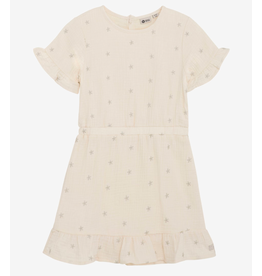 Daily7 Dress Allover Print Sandshell Z25