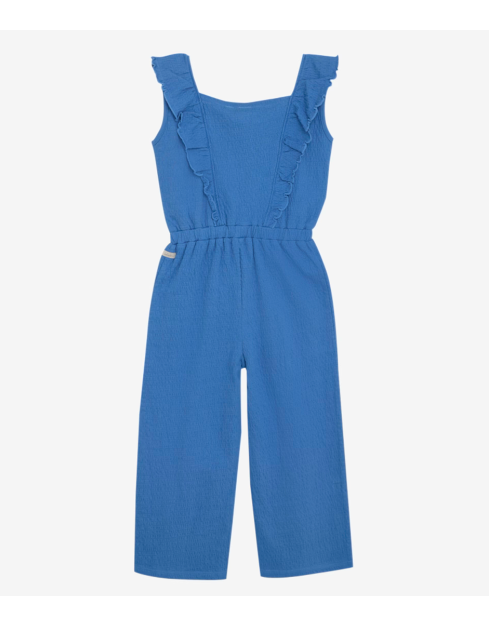 Daily7 Jumpuit Ruffle Dusty Royal Blue
