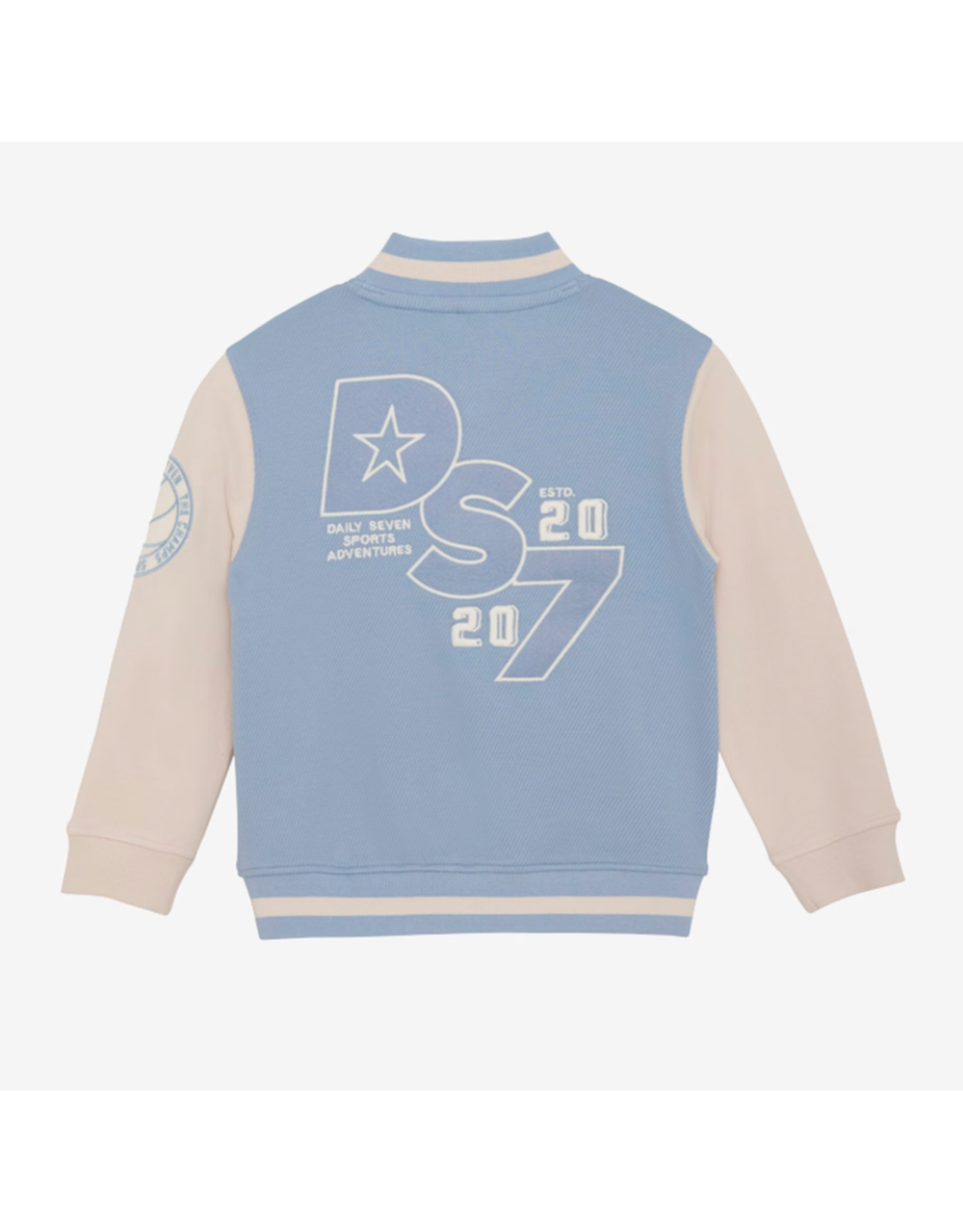 Daily7 Oversized Bomber Jacket Ashley Blue Z25