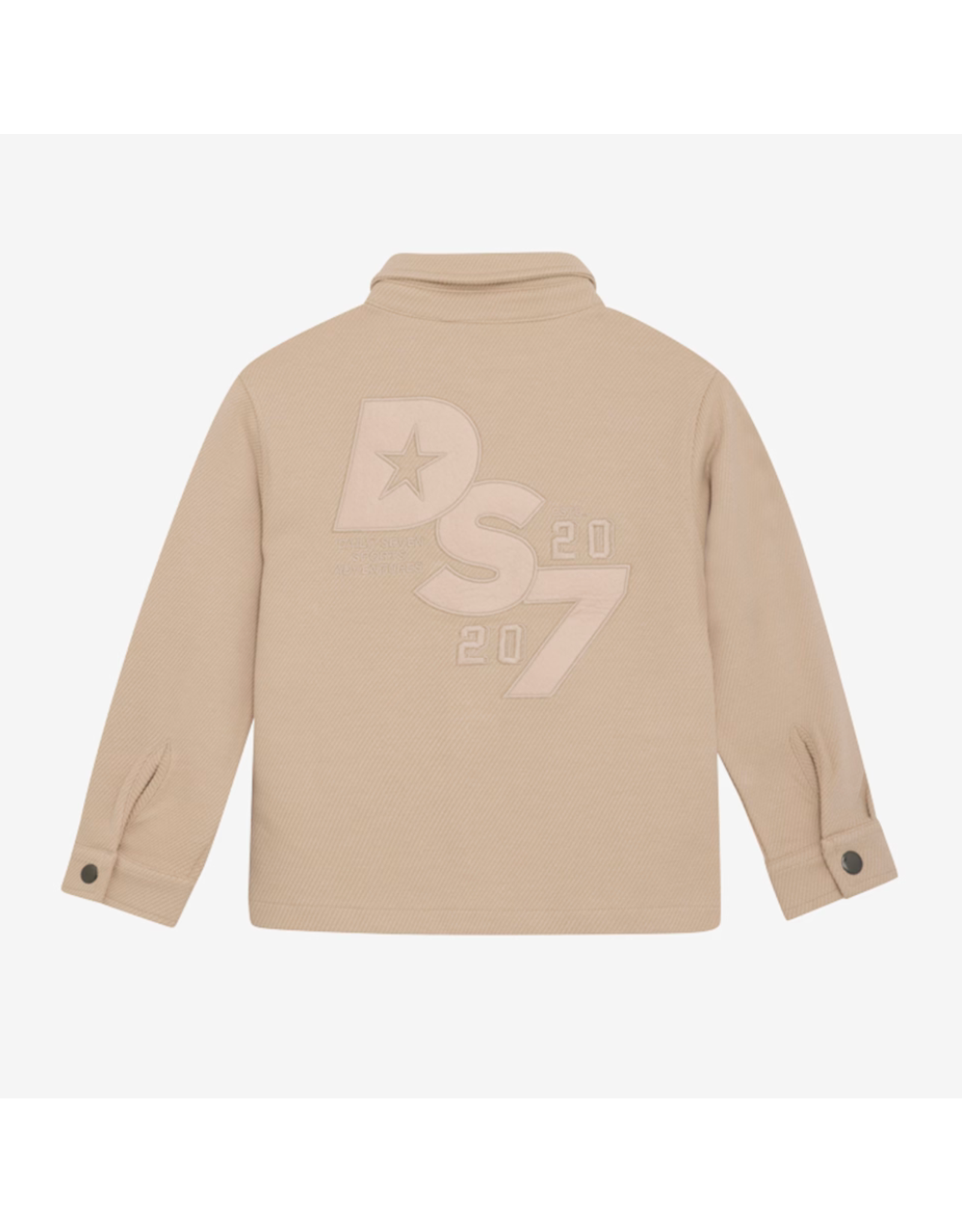 Daily7 Shirt Jacket Structure Latte Sand