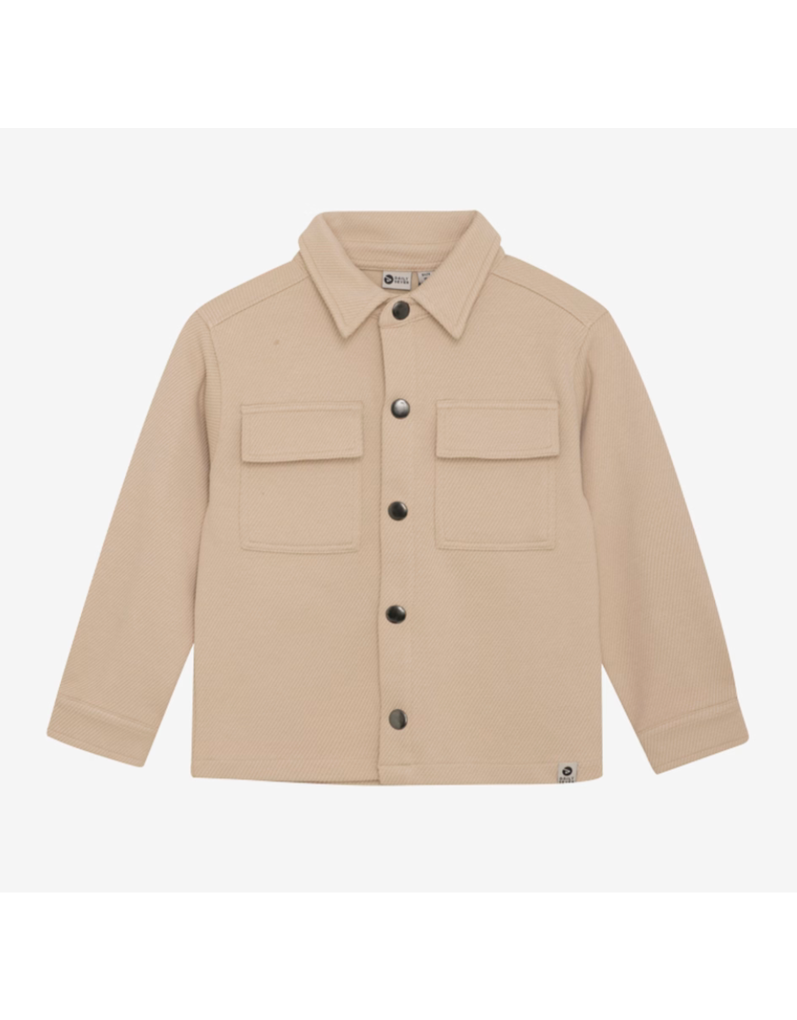 Daily7 Shirt Jacket Structure Latte Sand