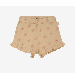 Daily7 Shorts Small Flower Latte Sand Z25
