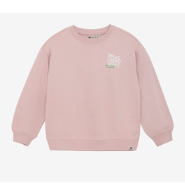 Daily7 Sweater Oversized Backprint Pale Mauve