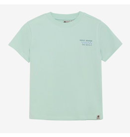 Daily7 T-shirt Backprint Aqua Foam Z25