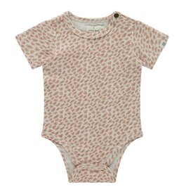 A Tiny Story baby romper shortsleeve dusty coral HS