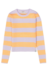 Garcia B52442 Trui Stipes SweetLilac Garcia B52442 Trui Stipes SweetLilac