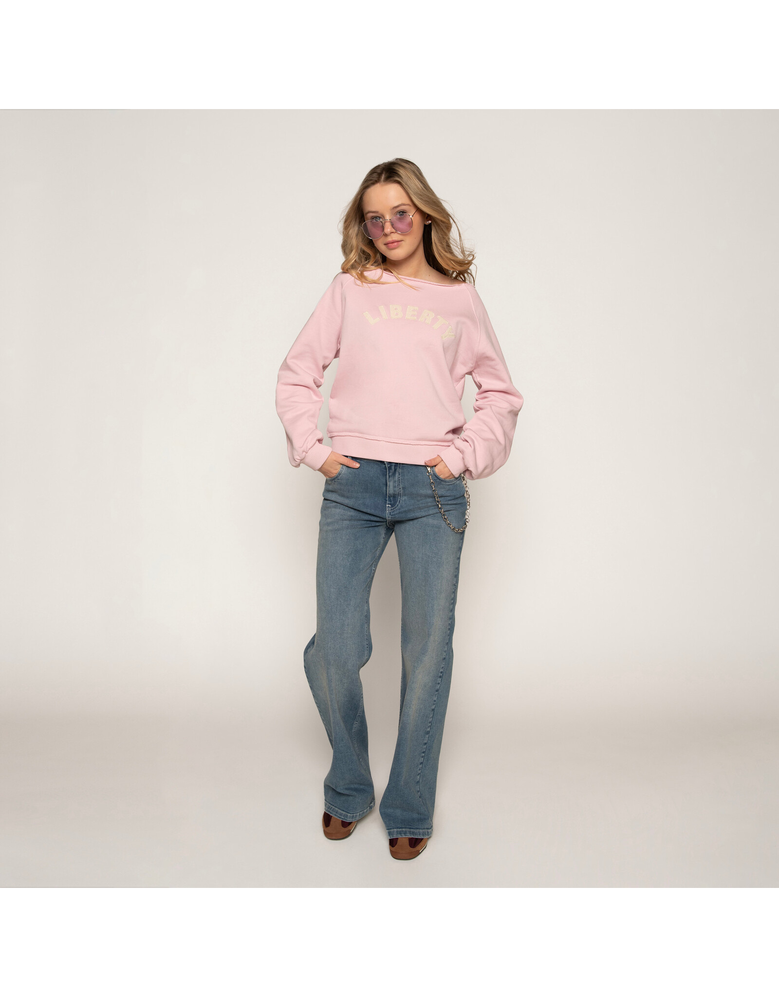 FRANKIE&LIBERTY Rachel Sweatshirt SORBET PINK