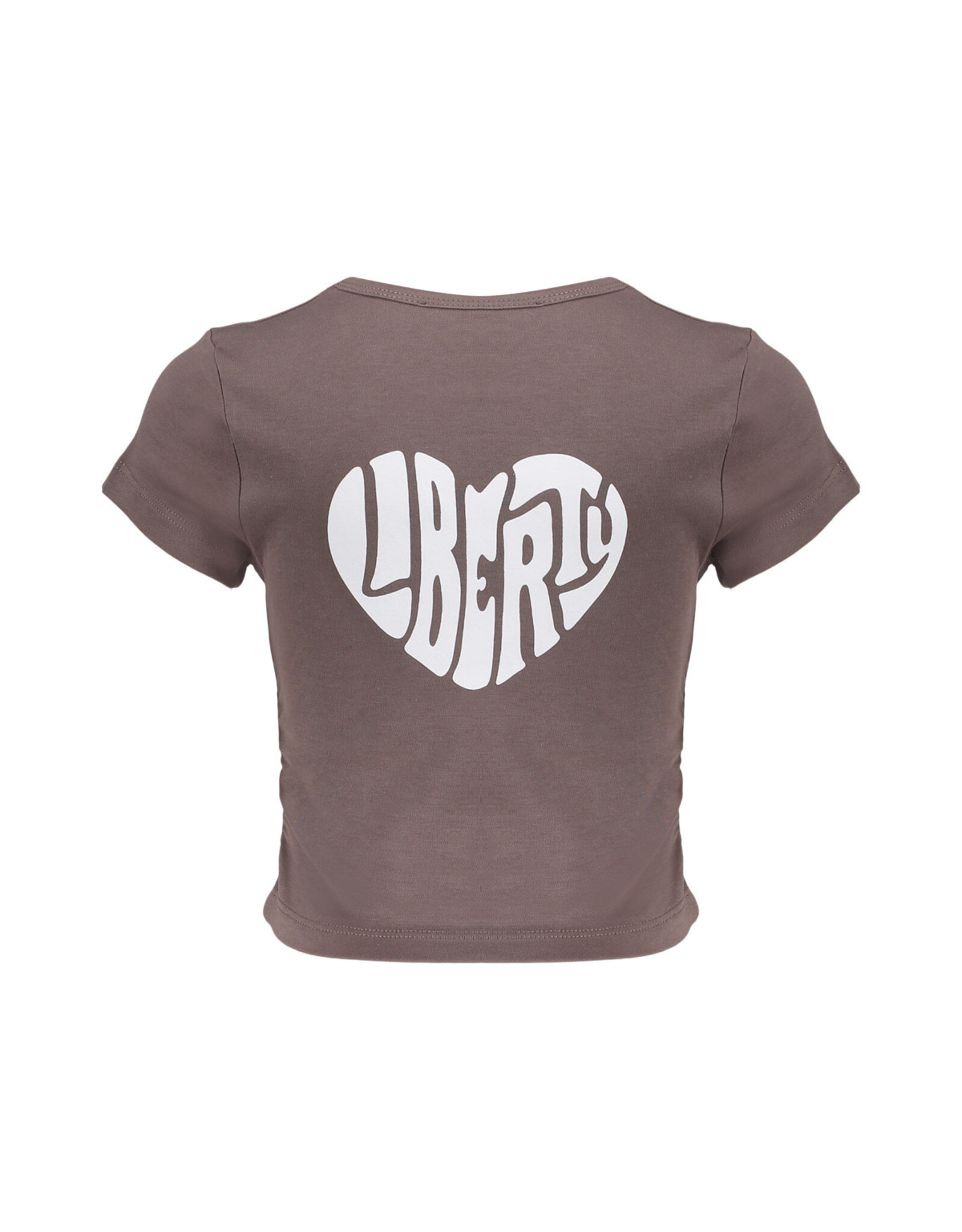 FRANKIE&LIBERTY Rowena Tee COFFEE BROWN