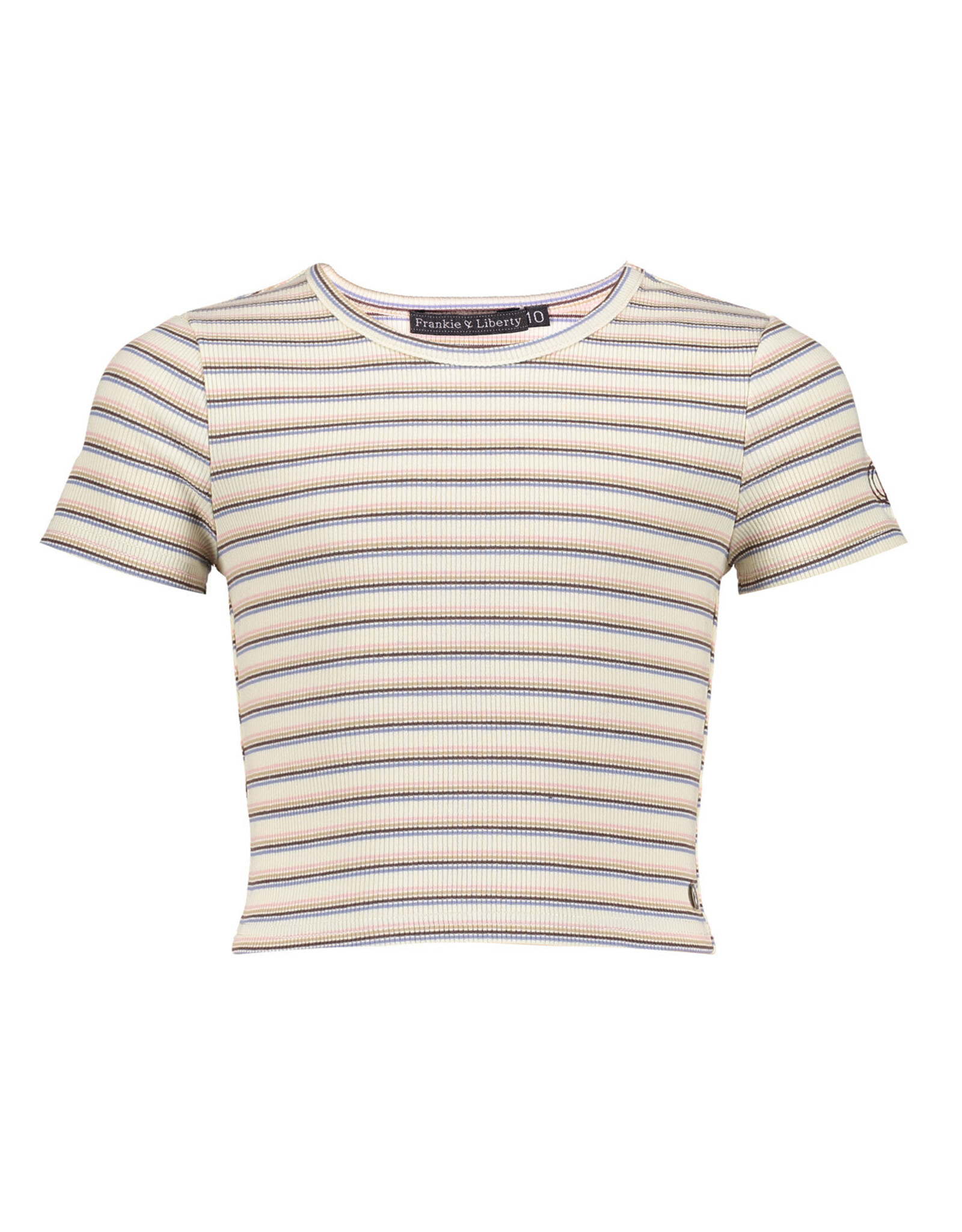 FRANKIE&LIBERTY Rozy Tee STRIPES BLACK WHITE