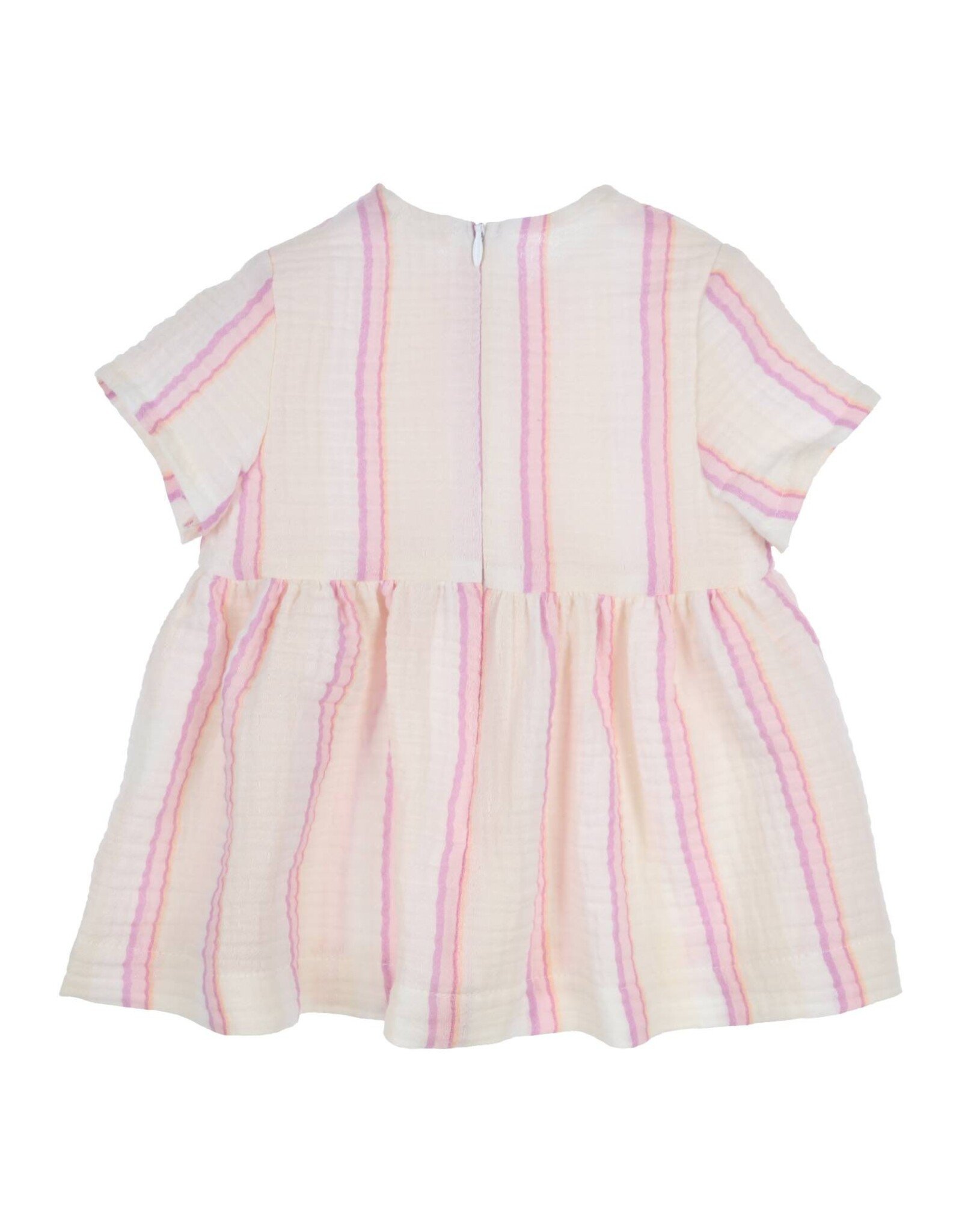 Gymp Dress Linde Light Pink - Yellow