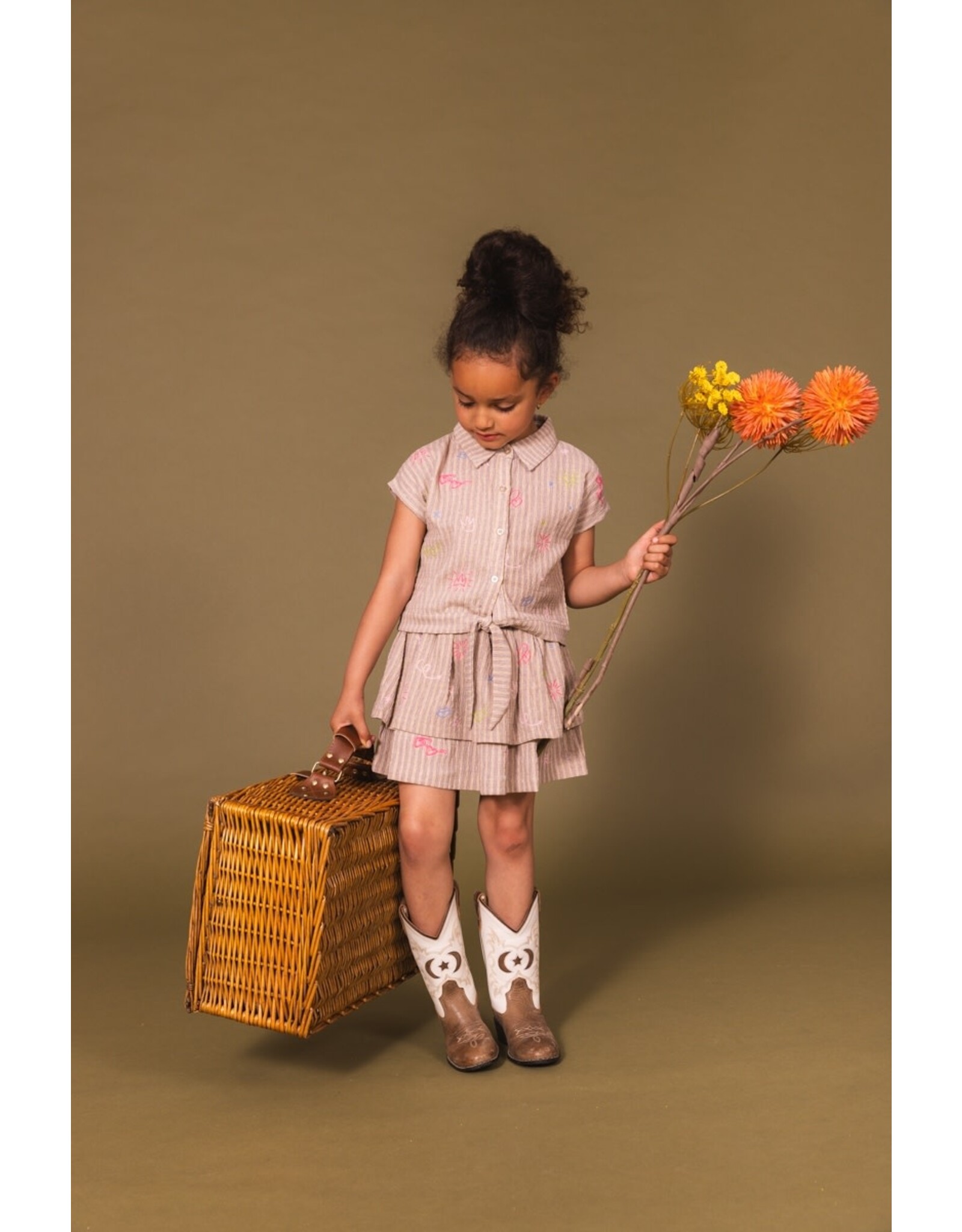 Quapi QS253FIANNA AOP Purple Stripe